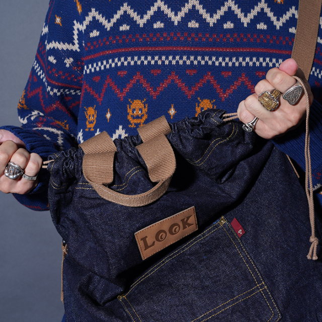 WRD53G06 /「LOOK INVADING - DENIM SHOULDER BAG / INDIGO