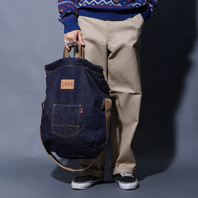 WRD53G06 /「LOOK INVADING - DENIM SHOULDER BAG / INDIGO」デニム