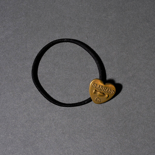 GLAD HAND BUTTON CHARM HEART トップのみ GLAD HAND/グラッドハンド「GH BUTTON - HAIR BAND」ヘアバンド