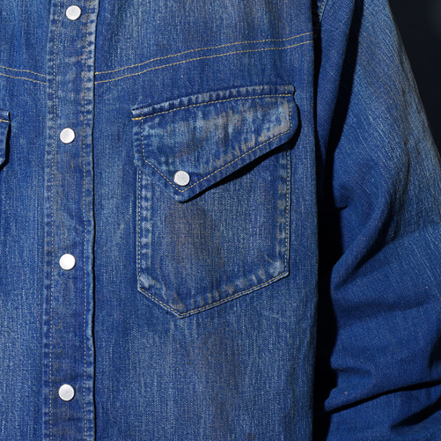 BYGH5306VF /「GOODHORN - WESTERN SHIRT / INDIGO」ヴィンテージ