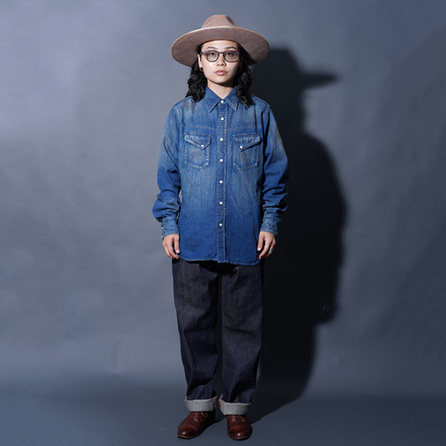 BYGH5306VF /「GOODHORN - WESTERN SHIRT / INDIGO」ヴィンテージ