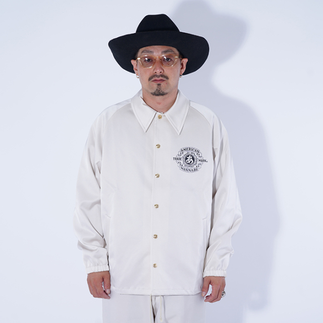 AWJ-250102 /「TRADE MARK COACH JACKET / IVORY」コーチジャケット