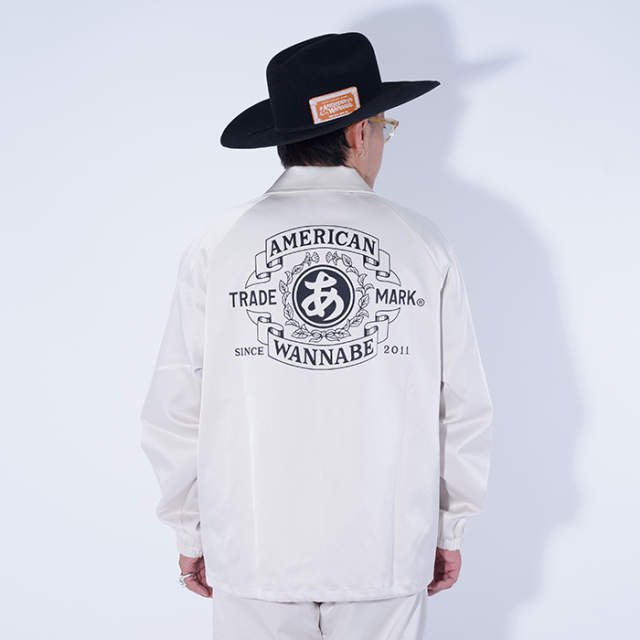 AWJ-250102 /「TRADE MARK COACH JACKET / IVORY」コーチジャケット