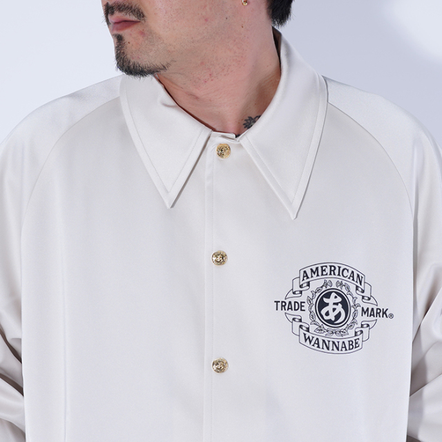 AWJ-250102 /「TRADE MARK COACH JACKET / IVORY」コーチジャケット