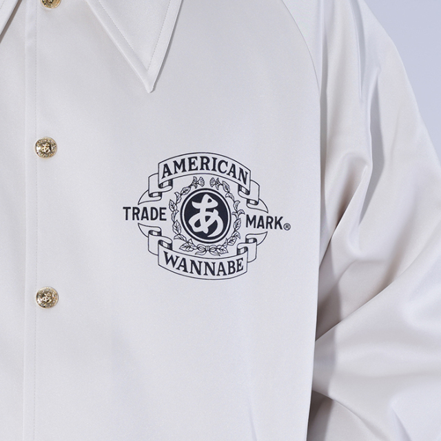 AWJ-250102 /「TRADE MARK COACH JACKET / IVORY」コーチジャケット