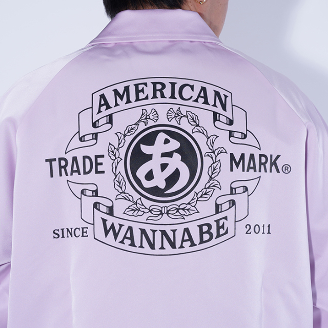 AWJ-250102 /「TRADE MARK COACH JACKET / PINK」コーチジャケット