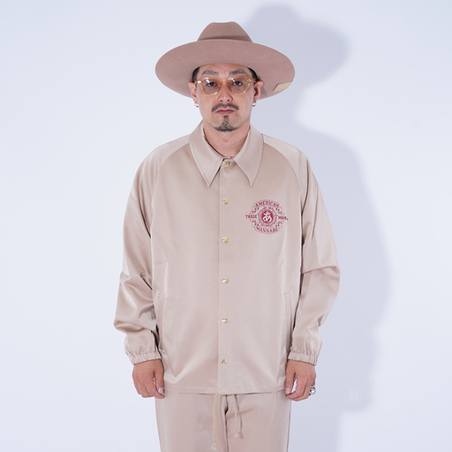 AWJ-250102 /「TRADE MARK COACH JACKET / AMBER」コーチジャケット