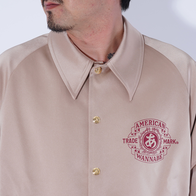 AWJ-250102 /「TRADE MARK COACH JACKET / AMBER」コーチジャケット