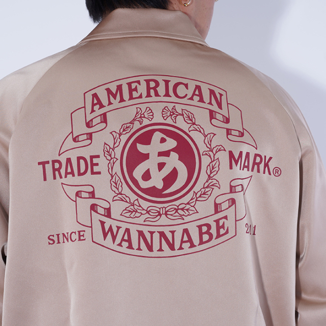 AWJ-250102 /「TRADE MARK COACH JACKET / AMBER」コーチジャケット