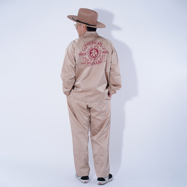 AWJ-250102 /「TRADE MARK COACH JACKET / AMBER」コーチジャケット