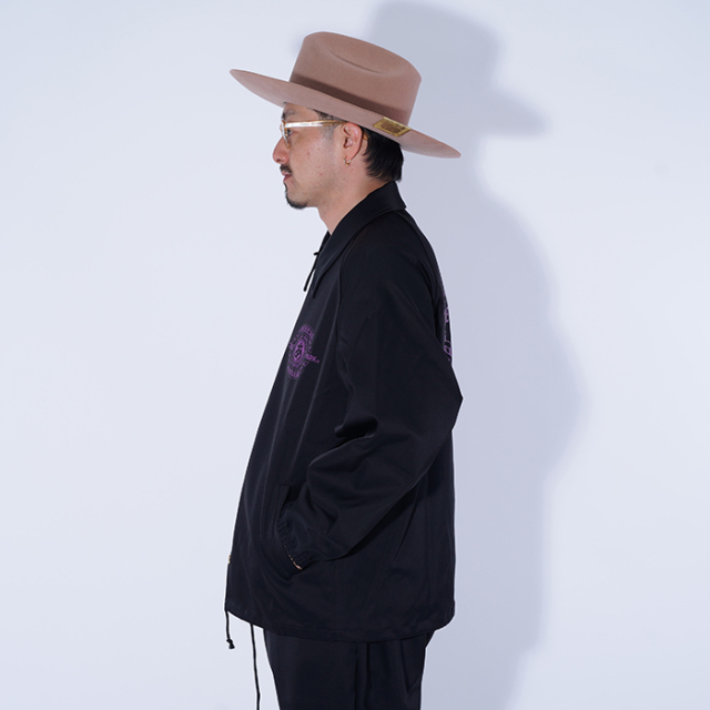 AWJ-250102 /「TRADE MARK COACH JACKET / BLACK」コーチジャケット