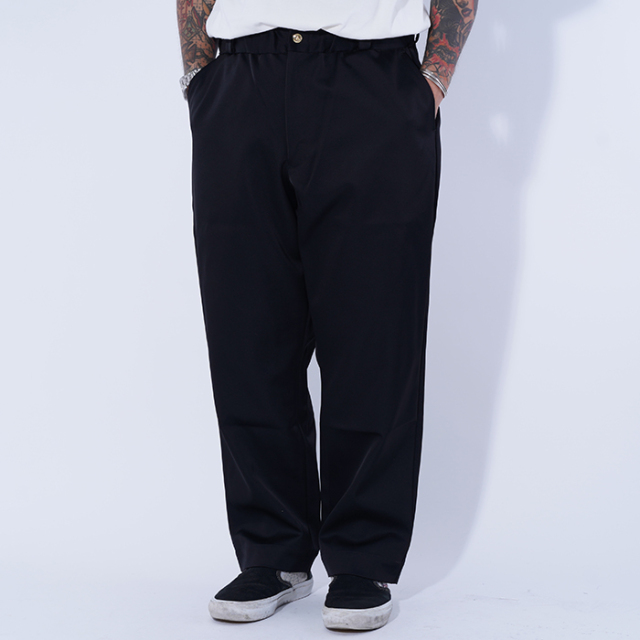 AMERICAN WANNABE/アメリカンワナビー「STANDARD EASY TROUSERS / BLACK」スタンダードイージートラウザーズ