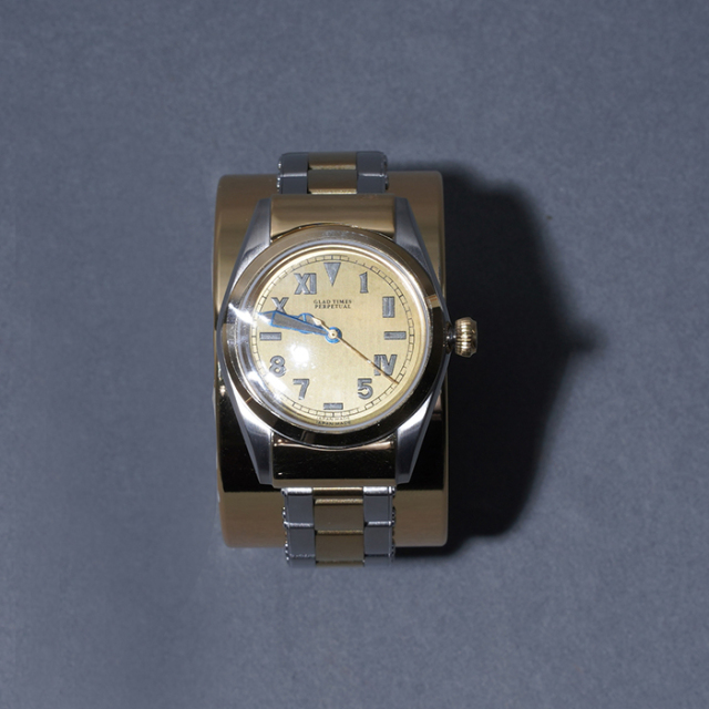 【LIMITED ITEM】VAGUE WATCH×GLADHAND「GLAD TIMES - CALIFORNIA DIAL 15th Anniv. / GOLD×SILVER」時計
