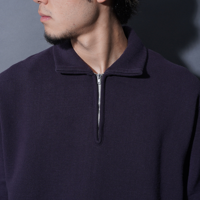 TR25AW-205 /「Zip Up Sweatshirt / DUSKY PURPLE」ジップアップ