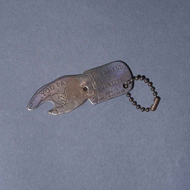 GLAD HAND/グラッドハンド「YOU PAY SPINNER」YOU PAYキーホルダー