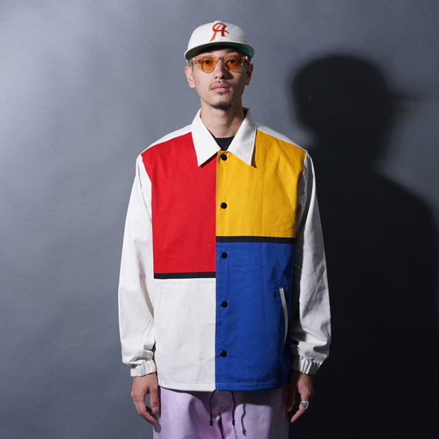 NORTH NO NAME/ノースノーネーム「MONDRIAN COACH JACKET / IVORY」コーチジャケット