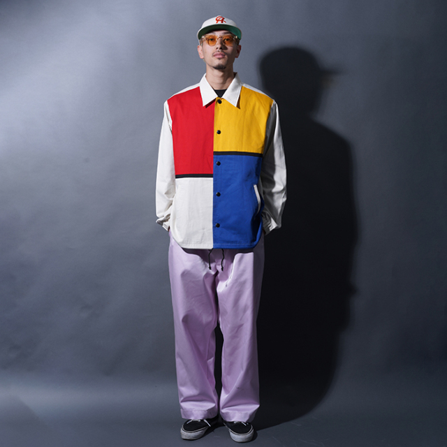 NORTH NO NAME/ノースノーネーム「MONDRIAN COACH JACKET / IVORY