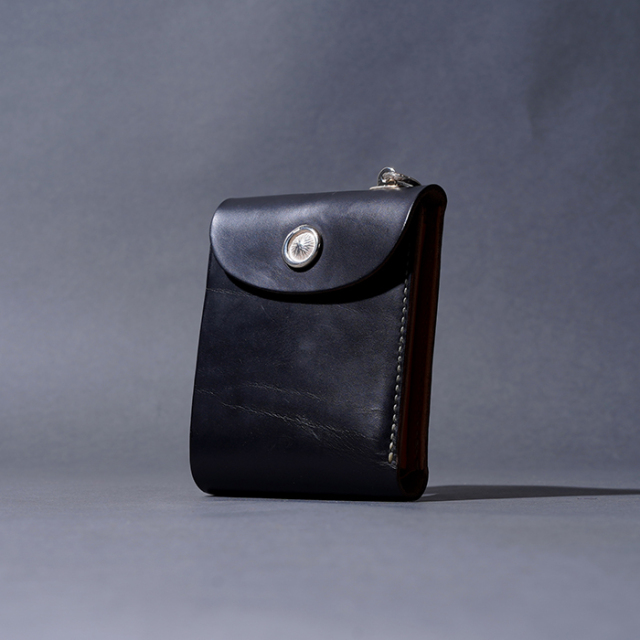 MOTOR / モーター「HORWEEN CHROMEXCEL SHORT WALLET / BLACK」ホーウィン クロムエクセル ショートウォレット