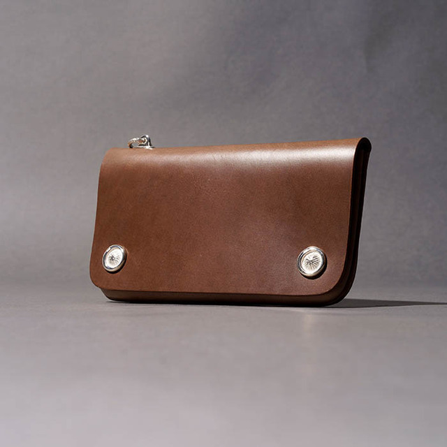 MOTOR / モーター「HORWEEN CHROMEXCEL LEATHER TRACKER'S WALLET / NATURAL」ホーウィン クロムエクセル トラッカーズウォレット