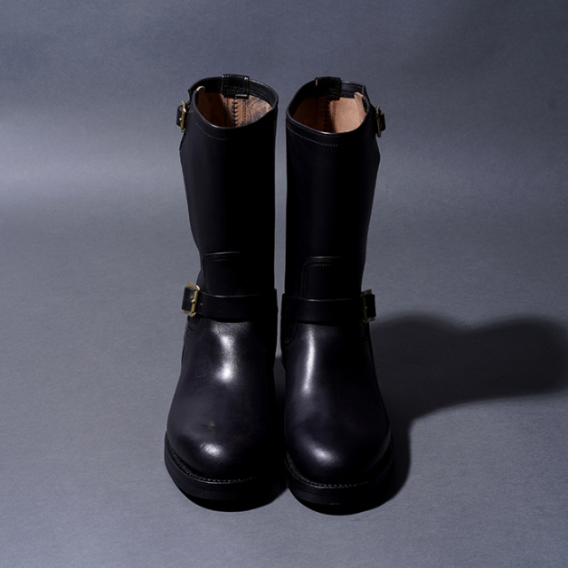 MOTOR / モーター「ITALIAN HORSEBUTT DRESS ENGINEER BOOTS / BLACK