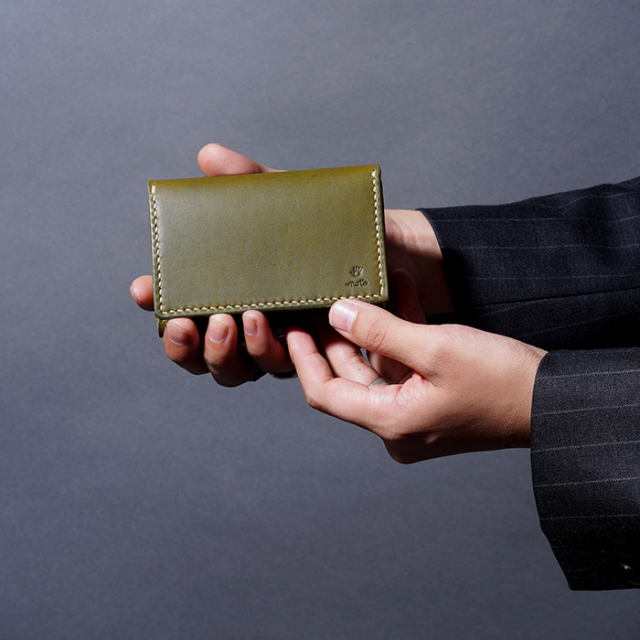 MOTO / モト「CA4 CARD CASE / GREEN」カードケース・名刺入れ
