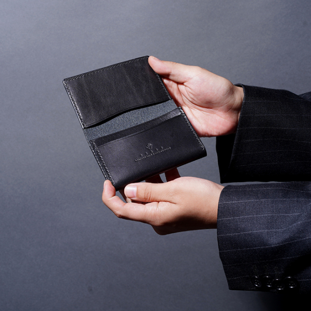 MOTO / モト「CA4 CARD CASE / BLACK」カードケース・名刺入れ