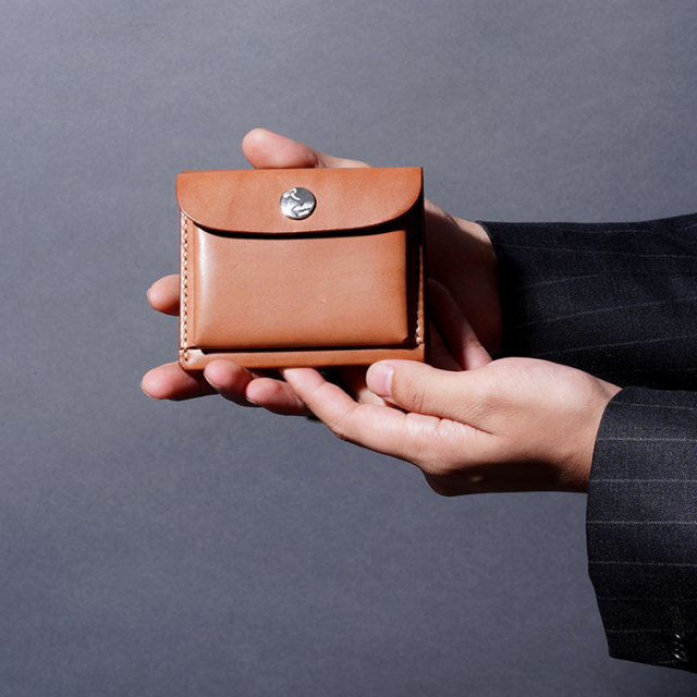 MOTO / モト「W9 MINI WALLET / BROWN」ミニウォレット