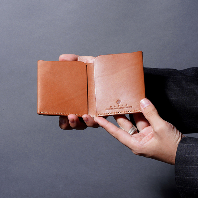 MOTO / モト「W9 MINI WALLET / BROWN」ミニウォレット