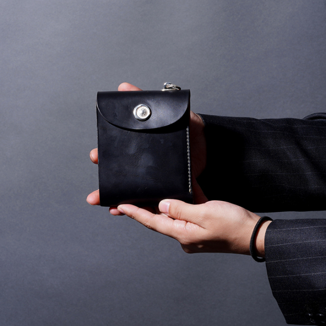 MOTOR / モーター「HORWEEN CHROMEXCEL SHORT WALLET / BLACK