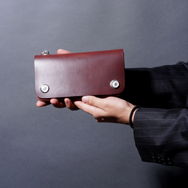 MOTOR / モーター「HORWEEN CHROMEXCEL LEATHER TRACKER'S WALLET