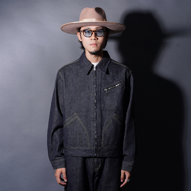 TROPHY CLOTHING/トロフィークロージング「Lot.2406 Rancher Jacket Left Hand Denim / INDIGO」左綾デニムワークジャケット