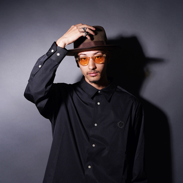 D-00008-H /「POINT-H / BROWN」ハット