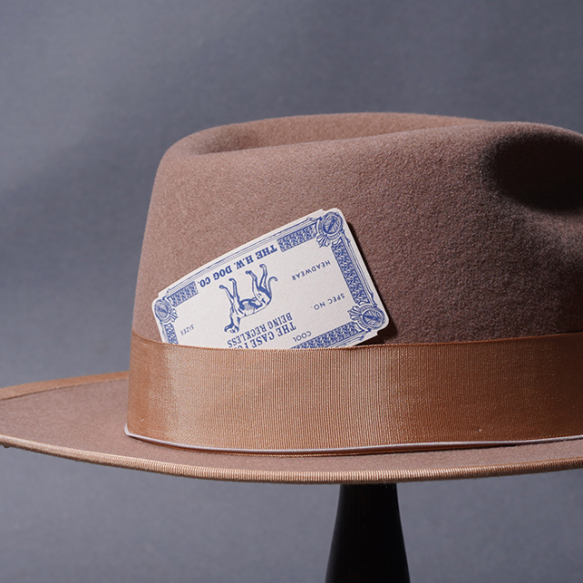 D-00008-H /「POINT-H / BEIGE」ハット