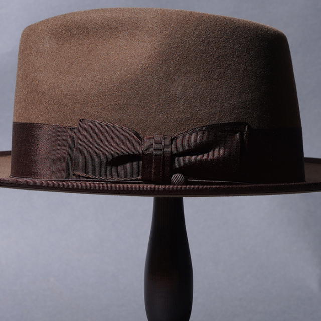 D-00008-H /「POINT-H / BROWN」ハット