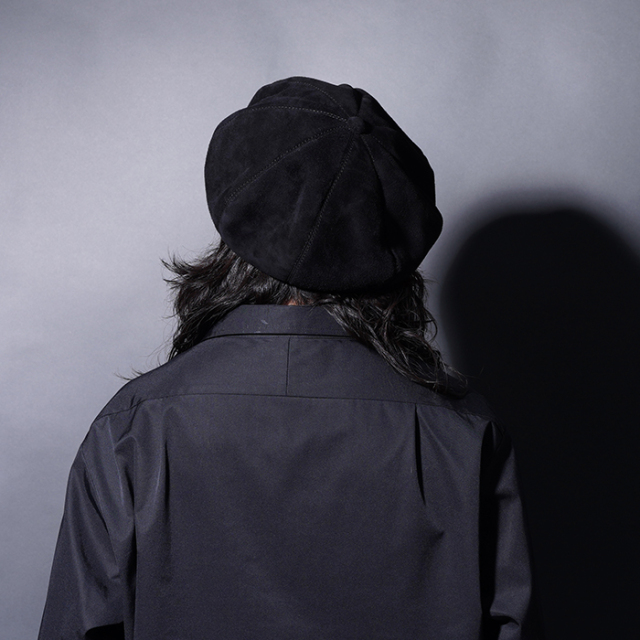 B-801 /「BIG BERET / DEER SUEDE」ビッグベレー帽