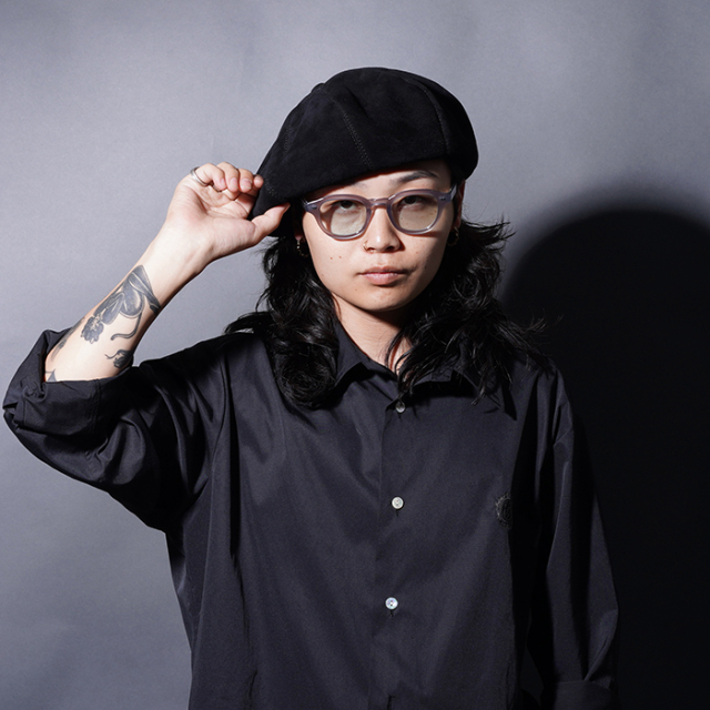 B-801 /「BIG BERET / DEER SUEDE」ビッグベレー帽