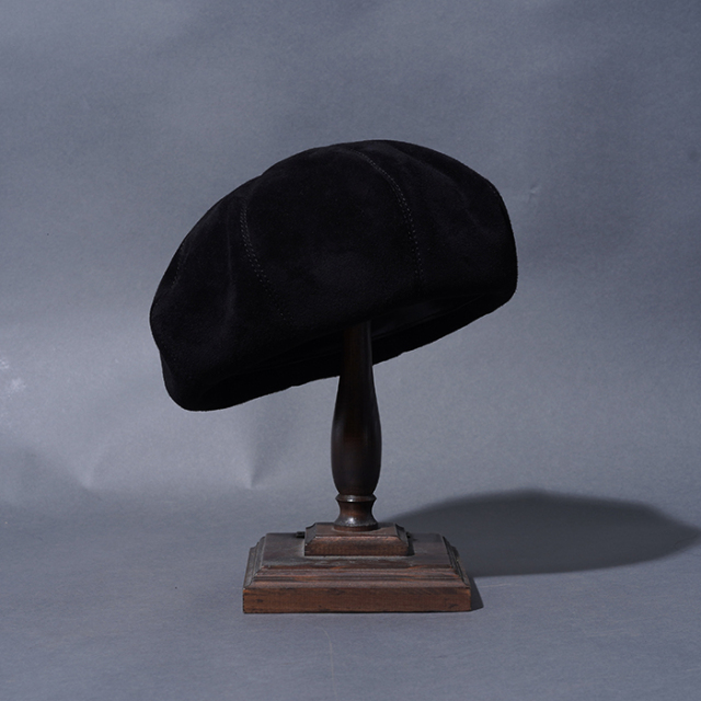 B-801 /「BIG BERET / DEER SUEDE」ビッグベレー帽