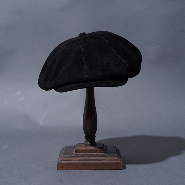 BRUNEL&Co. HATMAKERS DEER SUEDEキャスケット B-201 /「8PANEL CASQUETTE / DEER SUEDE」8パネルキャスケット