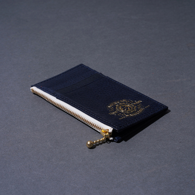 AWA-250502 /「COMPACT ZIP CARD HOLDER / NAVY」コンパクトジップ