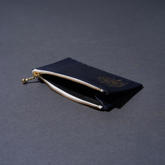 AWA-250502 /「COMPACT ZIP CARD HOLDER / NAVY」コンパクトジップ
