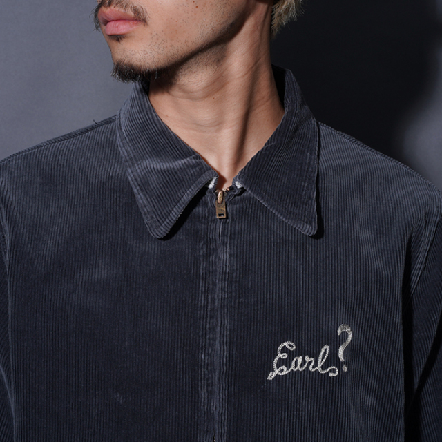 WRD5303 /「DRAGWAY - JACKET / BLACK」コーデュロイジップ WRD5303 /「DRAGWAY - JACKET / BLACK」コーデュロイジップ