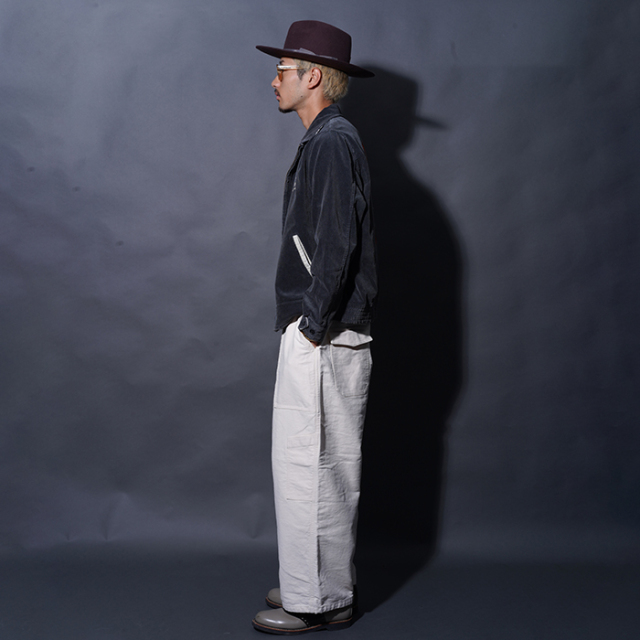 yardsaleユーディロイパンツ WRD5316 /「WEIRDO? - UTILITY EASY PANTS / IVORY」ユーティリティパンツ
