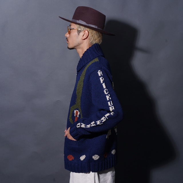 WRD5304 /「BIG WRDOO - COWICHAN / NAVY」カウチン