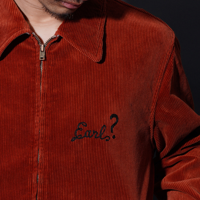 キャピタル　CVFD コーデュロイジャケット　赤　3 WRD5303 /「DRAGWAY - JACKET / ORANGE」コーデュロイジップジャケット