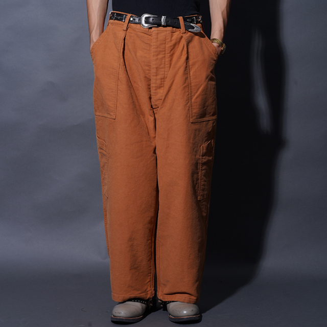 WRD5316 /「WEIRDO? - UTILITY EASY PANTS / BROWN」ユーティリティパンツ