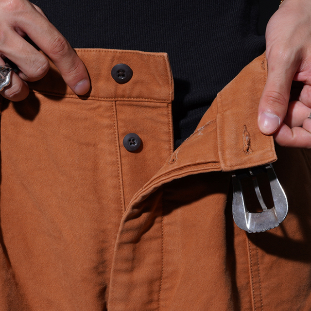 WRD5316 /「WEIRDO? - UTILITY EASY PANTS / BROWN」ユーティリティパンツ