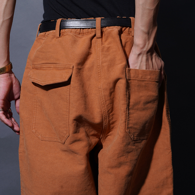 WRD5316 /「WEIRDO? - UTILITY EASY PANTS / BROWN」ユーティリティパンツ