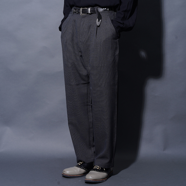 WEIRDO/ウィアード「WIND UP - TACK EASY PANTS / BLACK」タックイージースラックス