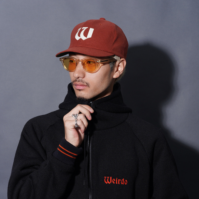 WRD5309 /「Weirdo - ZIP HOODIE / BLACK」ジップアップフーディー