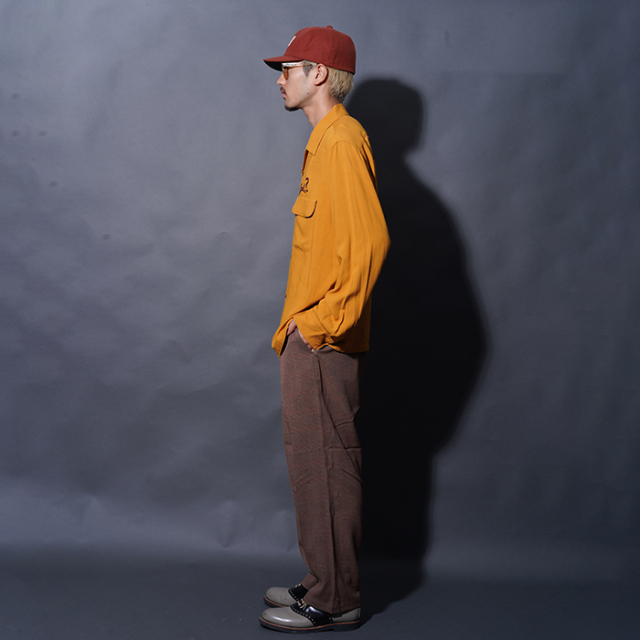 WRD5317 /「WIND UP - TACK EASY PANTS / BROWN」タックイージースラックス
